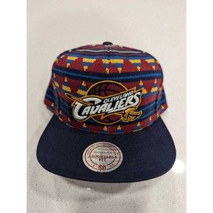 Mitchell & Ness Cleveland Cavaliers Aztec Flannel Pattern Snapback